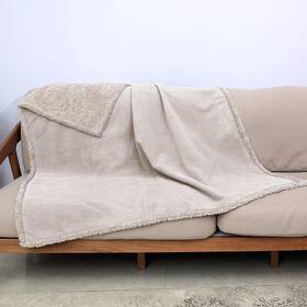 Catalonia 744759319159 Waterproof Liquid Pee Proof Fleece Sherpa Blanket For Bed Couch Sofa