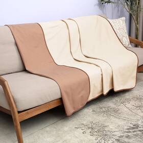 Catalonia 768502929587 Waterproof Fleece Blanket For Couch Reversible Sofa Cover Bed Cov