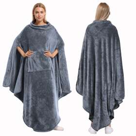 Catalonia 791315383901 Fleece Wearable Blanket Sleeveless Pocket Microfiber Warm Tv