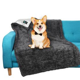 1kpbw351paw Catalonia Classic Waterproof Dog Blanket Fleece Sherpa Puppy Paw Print For Sm