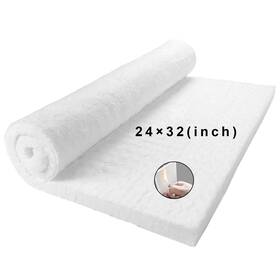 Cedolio 770807798829 32 Inch X24 X1 Thick Ceramic Fiber Blanket Fireproof Insulation Baffle Rated