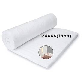 Cedolio 770807799079 48 Inch X24 X1 Thick Ceramic Fiber Blanket Fireproof Insulation Baffle Rated T