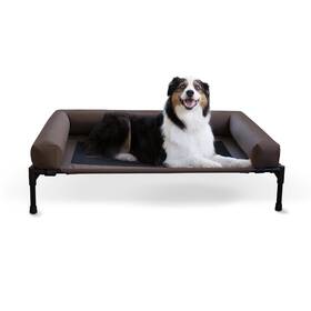 100213499 Central Garden And Pet Bolster Cot Elevated Bed Chocolate/black Mesh