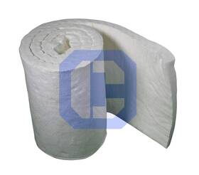 Hp61024300 Ceramaterials Ceramic Fiber Insulation Blanket 1 Inch Thick X24 X25ft Rated To 2300f 6lb Densi