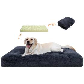 Champets 701631091213 Orthopedic Dog Beds Medium/large Sized Washable Removable Cover Plush Be