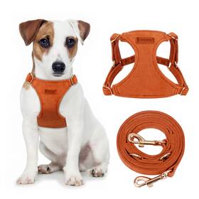 B0b5cyvsnb Chede No Pull Puppy Harness And Multifunction Leash Set - 8 Colors Soft Adjust