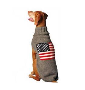 200810 Chilly Dog American Flag Sweater 3xx-large Fast Ship