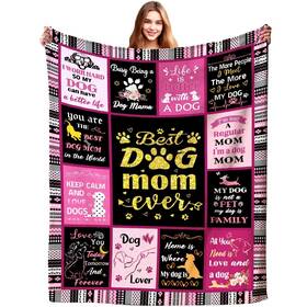 Koplinb-chgyui07 Circkoric Dog Mom Blanket Gifts Blankets Funny For Moms L