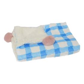 Clayclay 767700486182 Dog Blanket For Small Dogs Soft Washable Double Sided Blankets With Plai