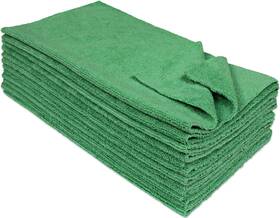 Cleanaide Mt-ut14-sgrn12 Ultrasonic-cut 300 Gsm Microfiber Cleaning Towels Lint-free Scrat
