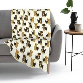 Co.ltd 445039592523 Yorkshire Terrier Cute Yorkie Dog Pet Fleece Throw Blanket Super Soft Flannel