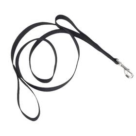 B0050idy3w Coastal Loops 2 Double Handle Dog Leash Black 1in X 4ft Durable Nylon