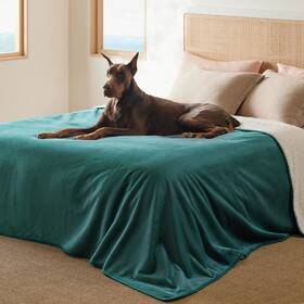 Comfy Pet 313114530531 Waterproof Blanket For Bed - Sherpa Fleece Dog Blankets Large