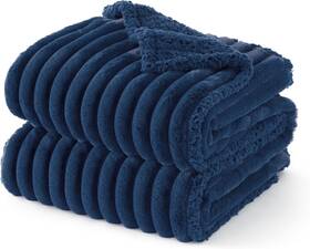 Comfy Pet 445012043097 Waterproof Dog Blankets For Large Dogs - Soft Cat Blanket Corduroy Fleece Fo
