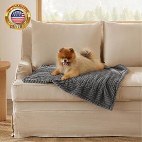 Comfy Pet 744110770506 Dog Blanket For Small Dogs Washable - Fluffy Fuzzy Puppy Cat With Premiu