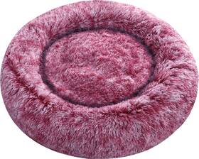 Comlax 755642893212 Calming Donut Dog Beds 45 Inches Round Cushion With Removable Washable Cover