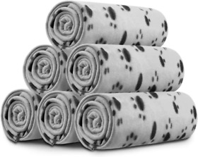 Comsmart Warm Paw Print Blanket Bed Cover For Dogs And Cats