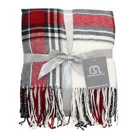 Contempo Lifestyles 810020741063 Plaid Throw Blanket - Decorative Classic Ultra-soft Ligh... Fast Ship
