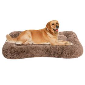 Chdb22xlkh Coohom Deluxe Plush Bed Pet Cushion Crate Mat Fulffy Comfy Kennel Anti-slip W