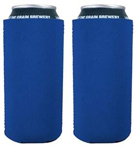 Coolie Junction 797132116128 Blank Neoprene 16 Oz. Can Coolies 2 Pack Royal Blue 1