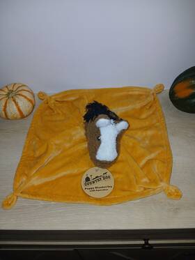 Country Toy 814091012473 Dog Puppy Blanket With Squeaker Ktr Group 14 12 4 Brown Horse Nwt