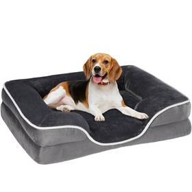 Cozifurni 717242942509 Orthopedic Dog Bed Waterproof Memory Foam Puppy Sleeping Sofa For Large Pets