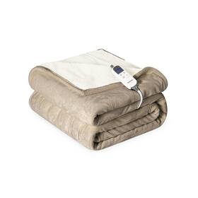 Hlt1-lt-f Cozorbt Heat Blanket 50 Inch X60 Throw Soft Flannel And Sherpa Reversible Electri