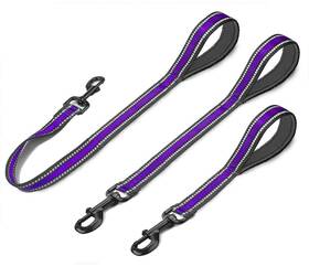 B08s3l26t9 Cymiler Short Dog Leash - Nylon Traffic With Padded Handle 3 Sizes