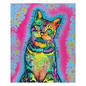 Dawhud Direct 810087360146 Colorful Cat Fleece Blanket For Bed 50 X 60 Inches Dean Russo Thr