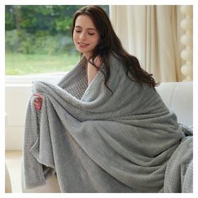 Usadu009 Daysu Throw Blanket For Couch Sofa Bed Decorative Reversible Diamond Jacquar