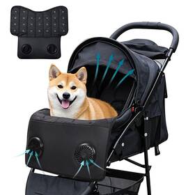 Dhcdp001 De.home Cooling Pad For Dogs Cats - 3-level Adjustable Ventilated Pet Mat With Usb Po