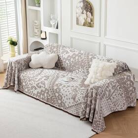 Boho-psl-71 Deep Dream 118-kq Couch Cover For Dogs Soft Chenille Covers 3 Cushion Cou