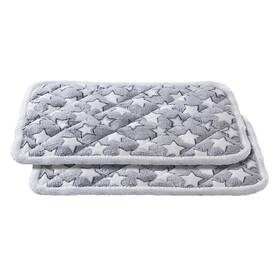Dkyhfmrd-hwx-40602pc Dekeyoo Soft Reversible Dog Crate Mat 2pcs Cat - 24x16 Inch Short Plush Pet