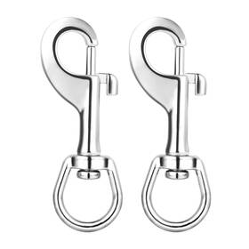 B0c4srx1jt Delswin 2pcs 3.5 Inch Stainless Steel Flagpole Swivel Snap Hooks Clips Heavy Duty