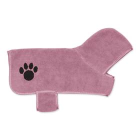 Camz14314 Design Imports Dii Rose Embroidered Paw Small Pet Robe