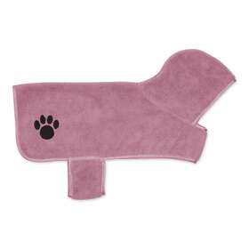 Camz14315 Design Imports Dii Rose Embroidered Paw Medium Pet Robe