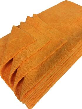 Detailers Preference Mt-ut16-porg12 Premium Edgeless Microfiber Towels 350 Gsm Ultra Soft