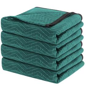 96228-4pc Diamond Up 4 Moving Blankets Double Extra Large For Furniture Professi