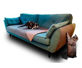 Dps-02 Dibu Pets Waterproof Pet Blanket And Cat Scratch Couch Protector Set Washable Dog Blank