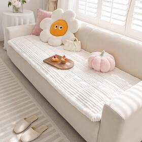 Disayu 063645564660 Fuzzy Pet Couch Cover For Dogs Washable Non Slip Sofa Covers Blanket