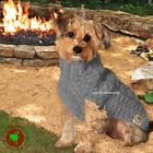 Dog-sweater-grey-organic-wool Chilly Dog Gray Cable