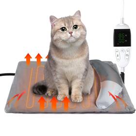Dhphp01 Doghub Pet Heating Pad With Pillow Heated Dog Bed 13 Levels Timer 11 Leve... Fast Ship