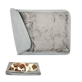2411fcz0561us Dongputai Waterproof Dog Bed Cover With Zipper Washable Pet Hair Easy To Small Gray