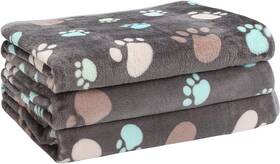 Doonly 445049645677 3 Pack Dog Blanket Soft Warm Flannel Cat Great Pet Throw For Cats Puppy