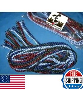 B000rrrlj4 Downtown Pet Supply Braided Poly Slip Lead Dog Leash 12-pack 5ft Universal