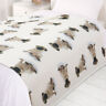 Dreamscene Warm Soft Puppy Pug Dog Decorative Fleece Throw Over Bed Sofa