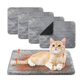 Ykh0423 Drydiet 4 Pack Self Warming Cat Bed Mat Heating Pad For Dog Ex... Fast Ship