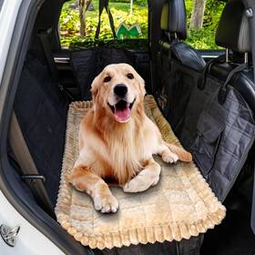 Meijiancoffee63x137 Ecaptrod Backseat Pet Bed Mat For Car Non-slip Dog Seat Cover With Scratch-proof