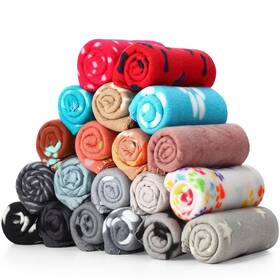 Ub-eccliy-1520 Eccliy 20 Pcs Puppy Blanket Pet Soft Fleece Dog Blankets Warm Felt Throw Sleep Mat B