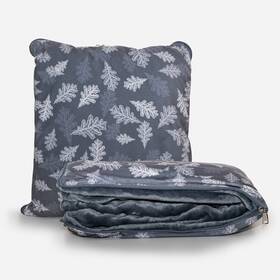 Lx47 Eighteentek 715786739791 Blanket 2-in-1 Pillow And Combo Set Compact Soft Warm Fleece 63 Inch W